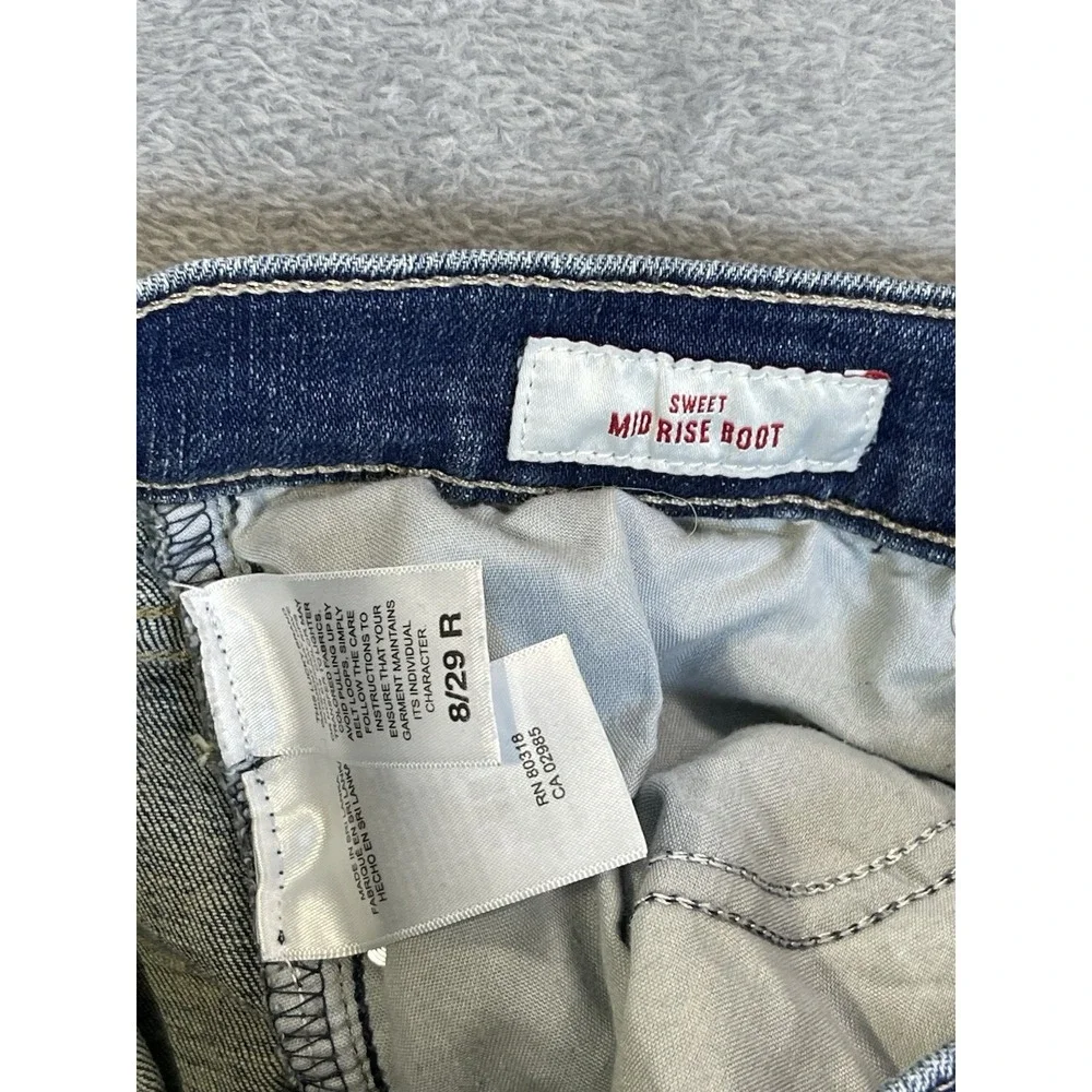 Lucky Brand Jeans Womens 8/29 Blue Denim‎ Medium Wash Sweet Mid Rise Bootcut - Picture 9 of 11